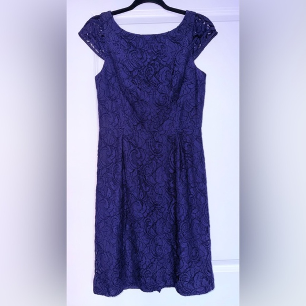 J. Crew Women’s Navy Lace Mini Dress size 4